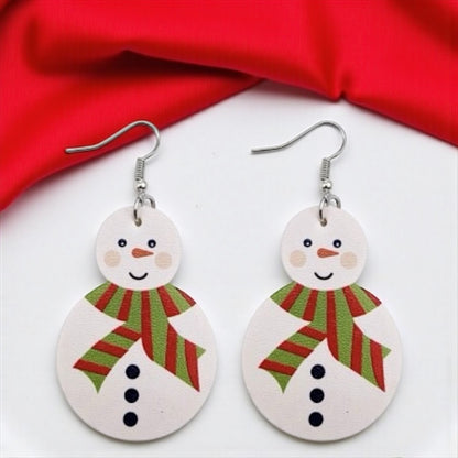 Frosty Fun for Your Ears: Snowman Dangle Earrings! ⛄✨