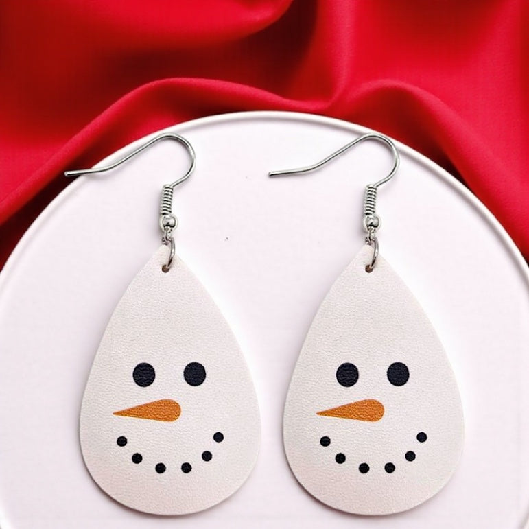 Frosty Fun for Your Ears: Snowman Dangle Earrings! ⛄✨