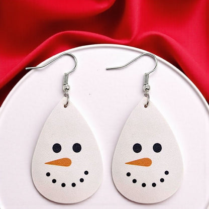 Frosty Fun for Your Ears: Snowman Dangle Earrings! ⛄✨