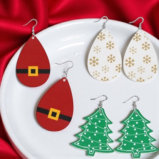 Jingle All the Way with Christmas Dangle Earrings! 🎄✨