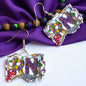 RN & Ready to Mardi! – Nurse Mardi Gras Earrings 🎉