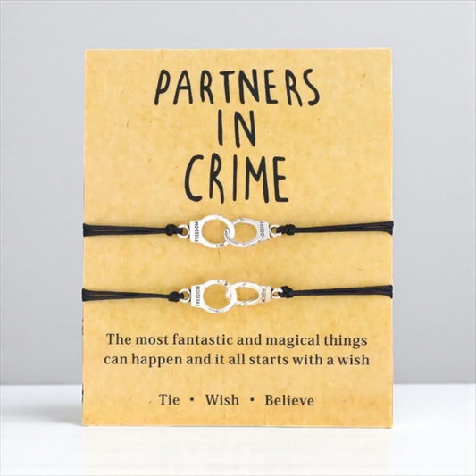 Besties for Life: Partners in Crime Bracelet Set!