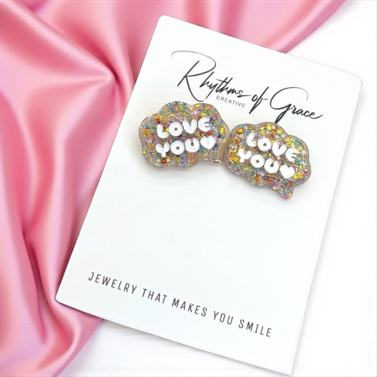 Love You Studs: Glitter Earrings for Every Occasion!
