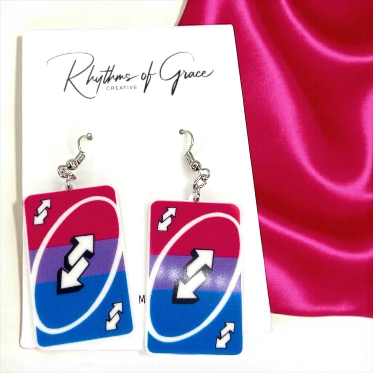 UNO-Forgettable Fun: Colorful Card Earrings That Deal Style! - Rhythms of Grace Creative
