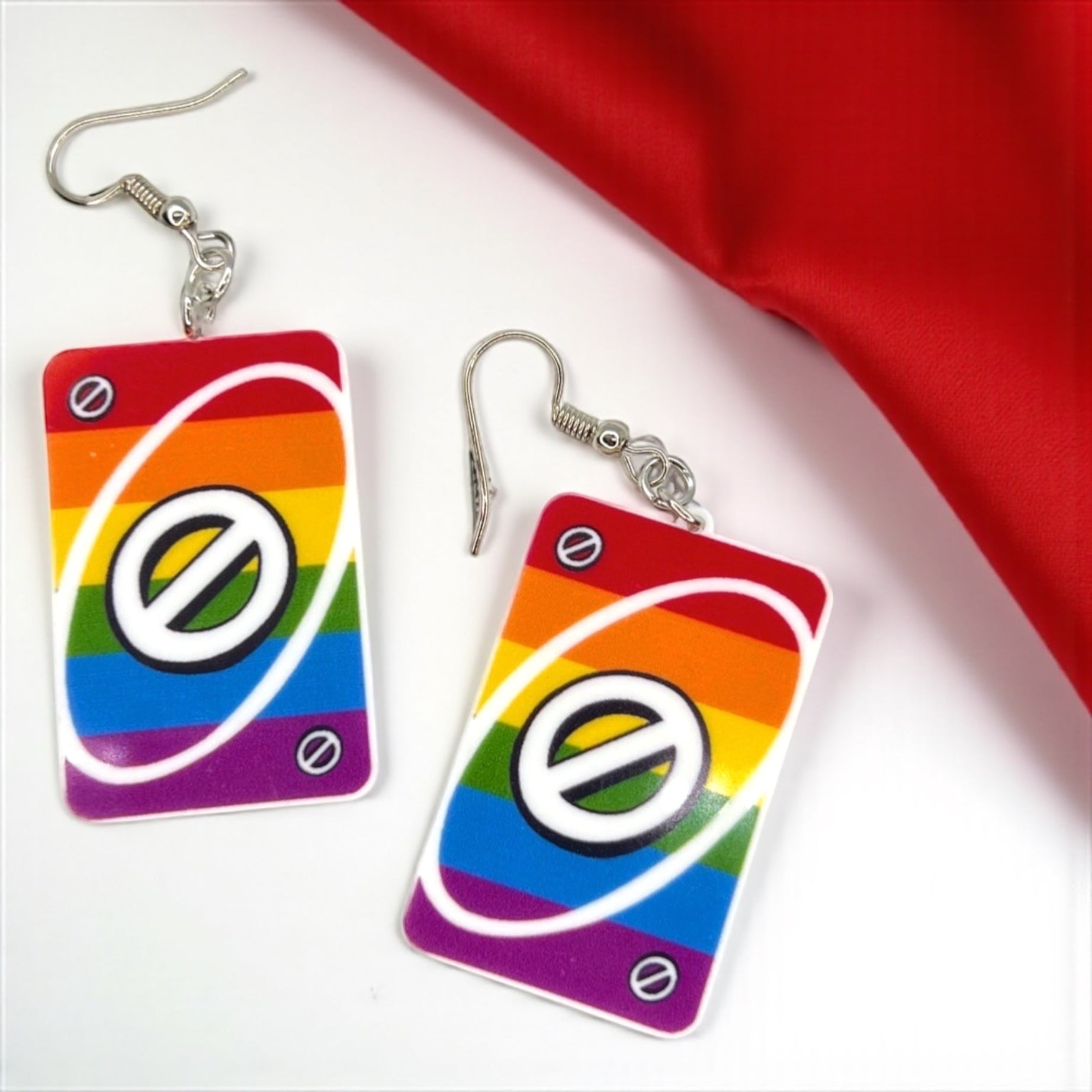 UNO-Forgettable Fun: Colorful Card Earrings That Deal Style! - Rhythms of Grace Creative