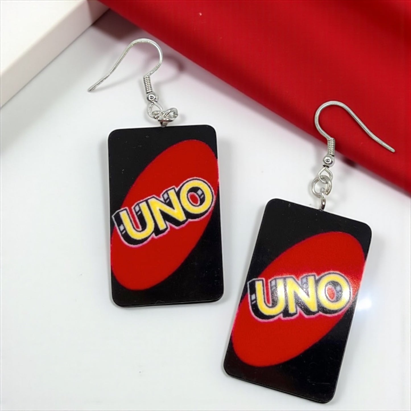 UNO-Forgettable Fun: Colorful Card Earrings That Deal Style! - Rhythms of Grace Creative