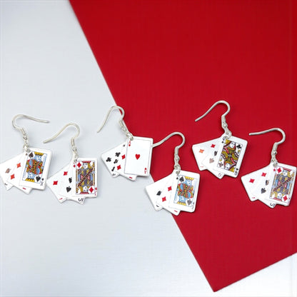 Get Your Game On with Our Playing Cards Earrings! 🌟 - Rhythms of Grace Creative