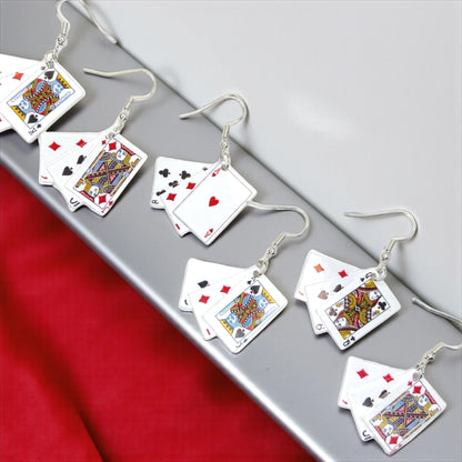Get Your Game On with Our Playing Cards Earrings! 🌟 - Rhythms of Grace Creative