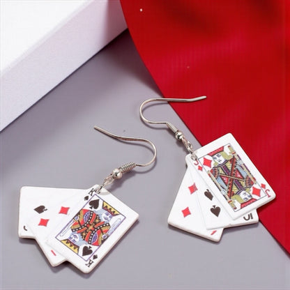 Get Your Game On with Our Playing Cards Earrings! 🌟 - Rhythms of Grace Creative