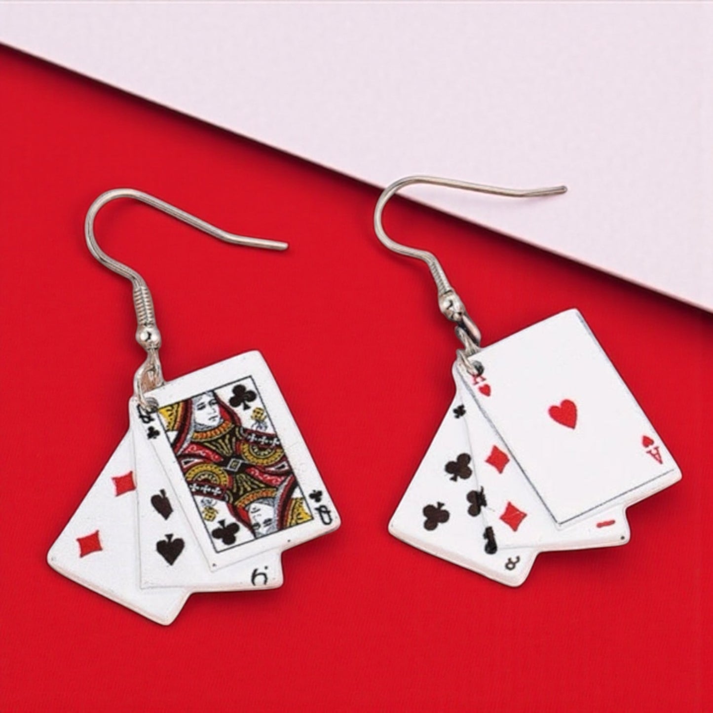 Get Your Game On with Our Playing Cards Earrings! 🌟 - Rhythms of Grace Creative