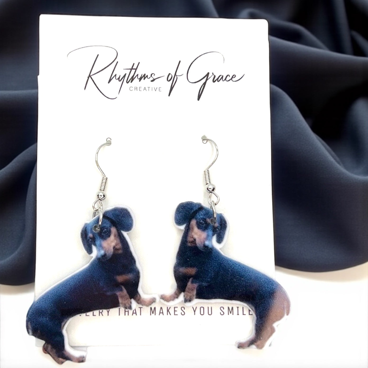 Weenie Wonderland: Cutest Dachshund Earrings Ever! - Rhythms of Grace Creative