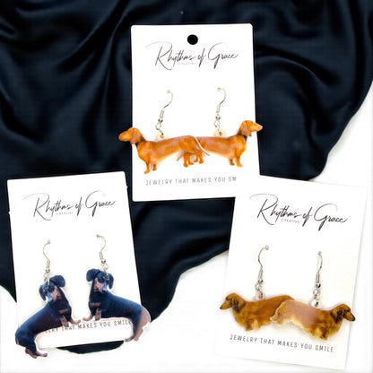 Weenie Wonderland: Cutest Dachshund Earrings Ever! - Rhythms of Grace Creative