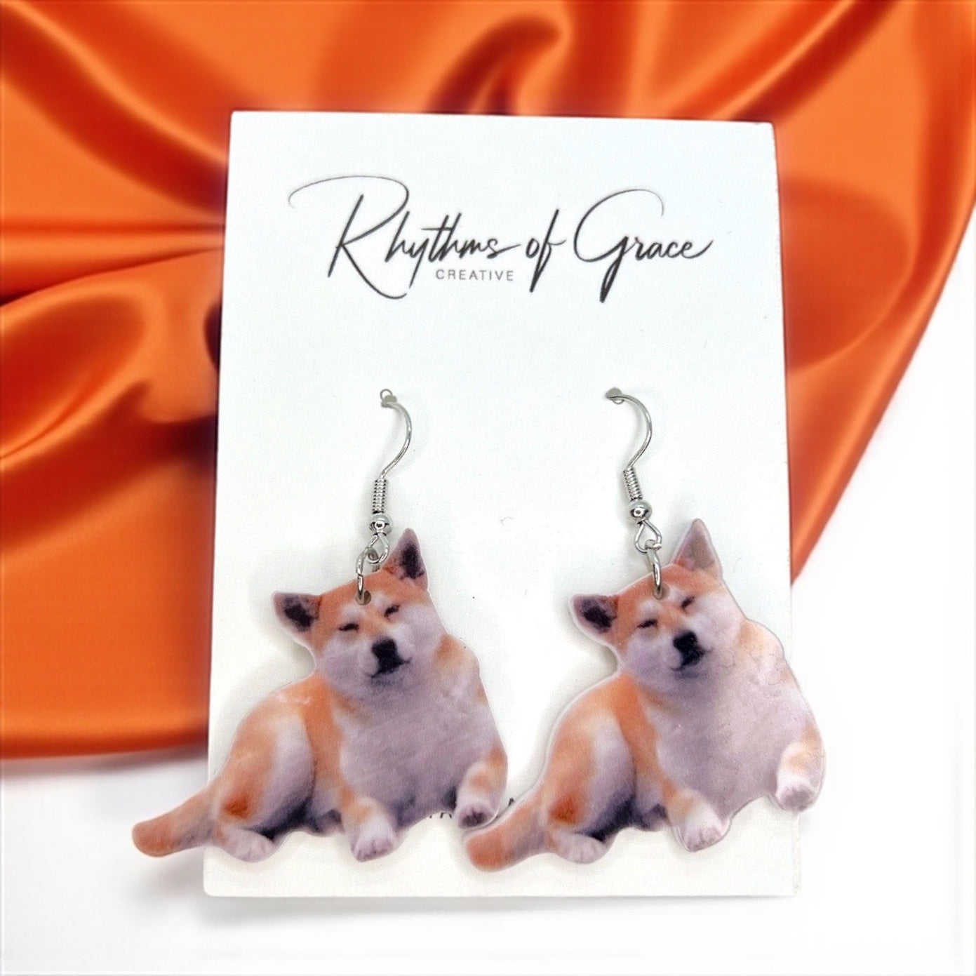 Fetch Some Style! Adorable Shiba Inu Earrings for Dog Lovers!