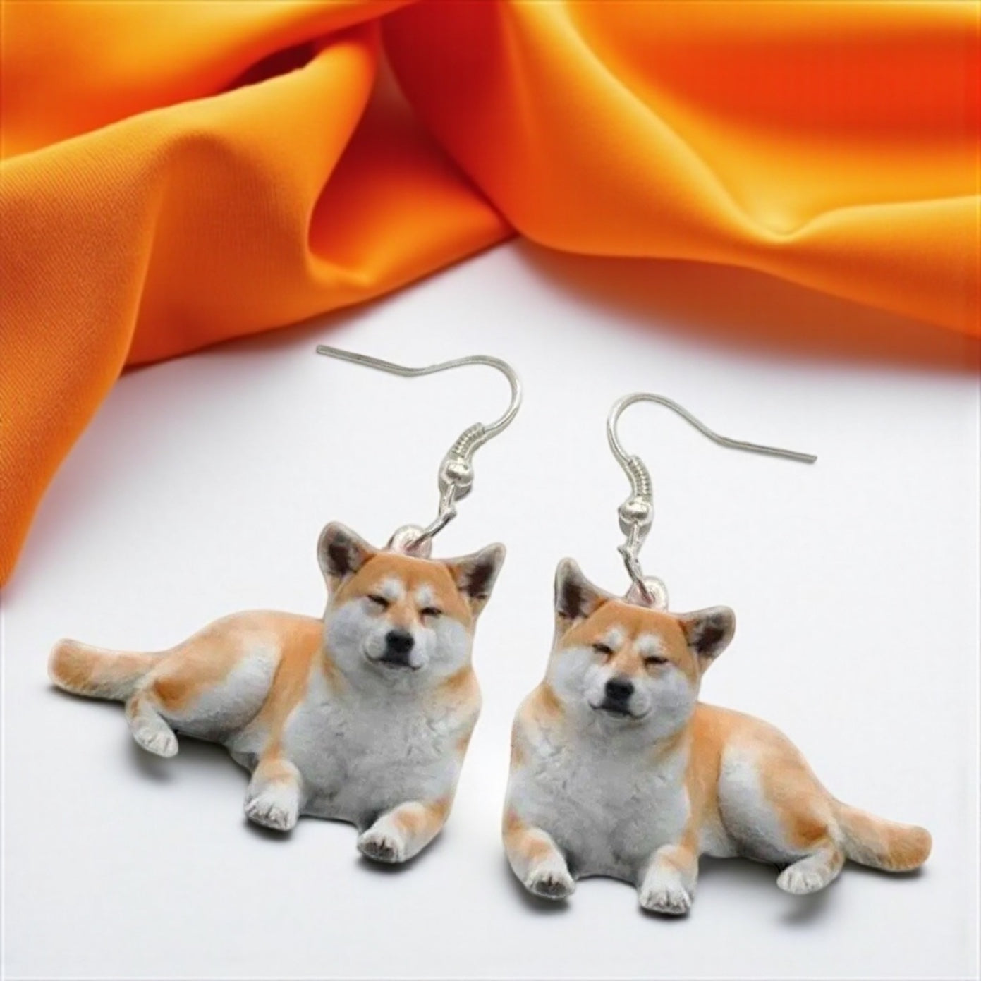 Fetch Some Style! Adorable Shiba Inu Earrings for Dog Lovers!