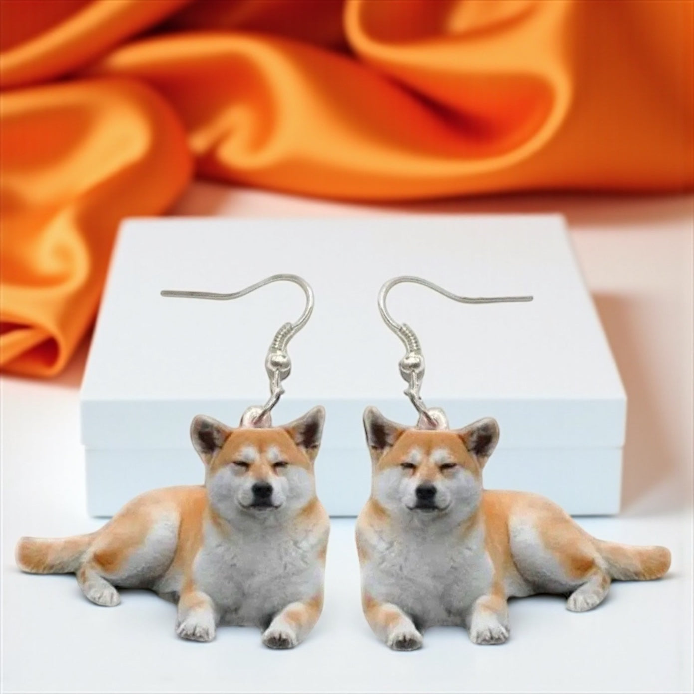 Fetch Some Style! Adorable Shiba Inu Earrings for Dog Lovers!