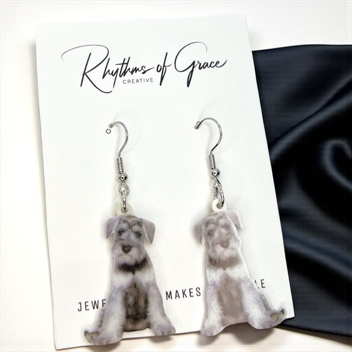 Schnauzer Chic: Your New Favorite Doggo-Inspired Earrings!