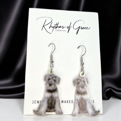 Schnauzer Chic: Your New Favorite Doggo-Inspired Earrings!