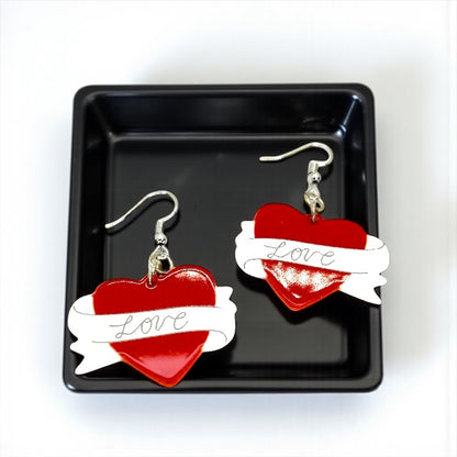 Spread the Love & Peace! Red Heart Earrings for Every Occasion - Rhythms of Grace Creative
