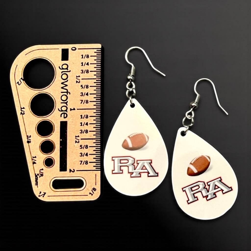 Your Style, Your Design: Custom Sublimation Earrings!