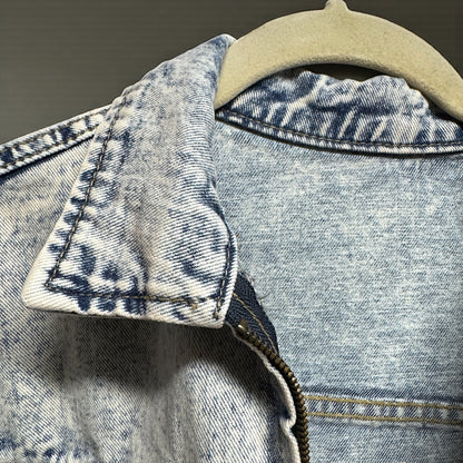 Fly High in Style: Eagles Game Day Sequin Jean Jacket