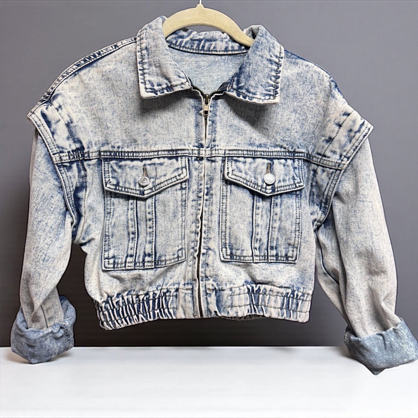 Fly High in Style: Eagles Game Day Sequin Jean Jacket