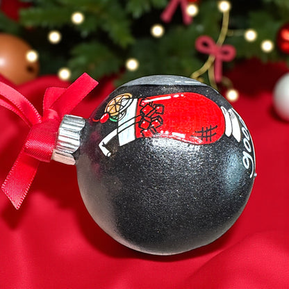 Hurricane Holiday Delight: Custom Handpainted Ornament 🌪️