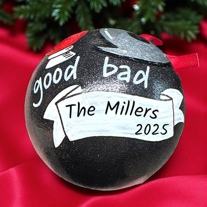 Hurricane Holiday Delight: Custom Handpainted Ornament 🌪️