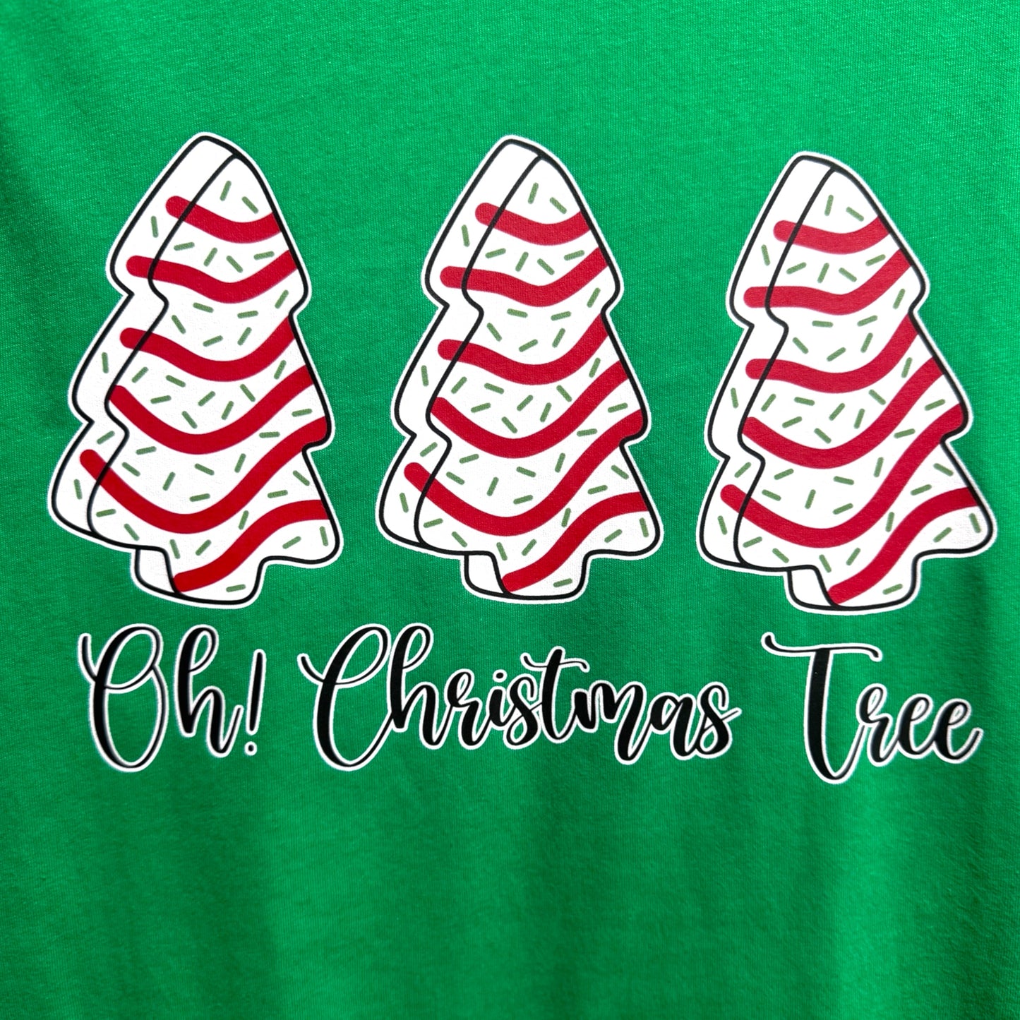Oh Christmas Tree! Women's V-Neck Tee - 'Junior Fit'