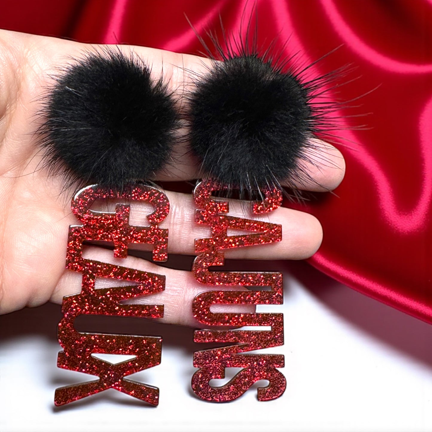 Geaux Cajuns Earrings – Game Day Spirit Jewelry, Ragin’ Cajuns Accessories