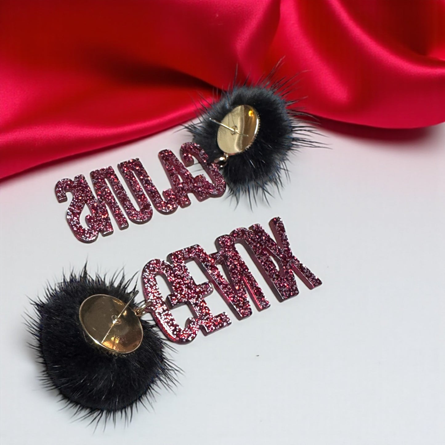 Geaux Cajuns Earrings – Game Day Spirit Jewelry, Ragin’ Cajuns Accessories
