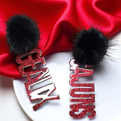 Geaux Cajuns Earrings – Game Day Spirit Jewelry, Ragin’ Cajuns Accessories