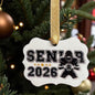 Class of 2026 Senior Football Ornament | Personalized Christmas Keepsake 🎓