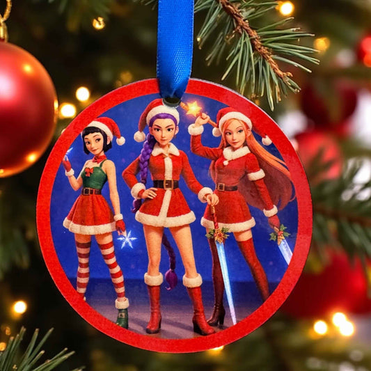 K-Pop Demon Hunters Personalized Christmas Ornament