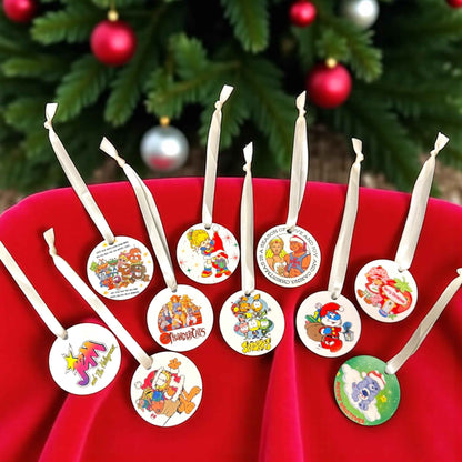80’s Saturday Morning Cartoon Ornament Set 🎄