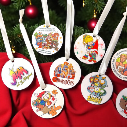 80’s Saturday Morning Cartoon Ornament Set 🎄