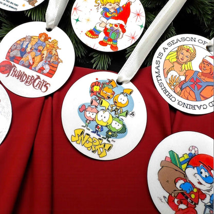 80’s Saturday Morning Cartoon Ornament Set 🎄