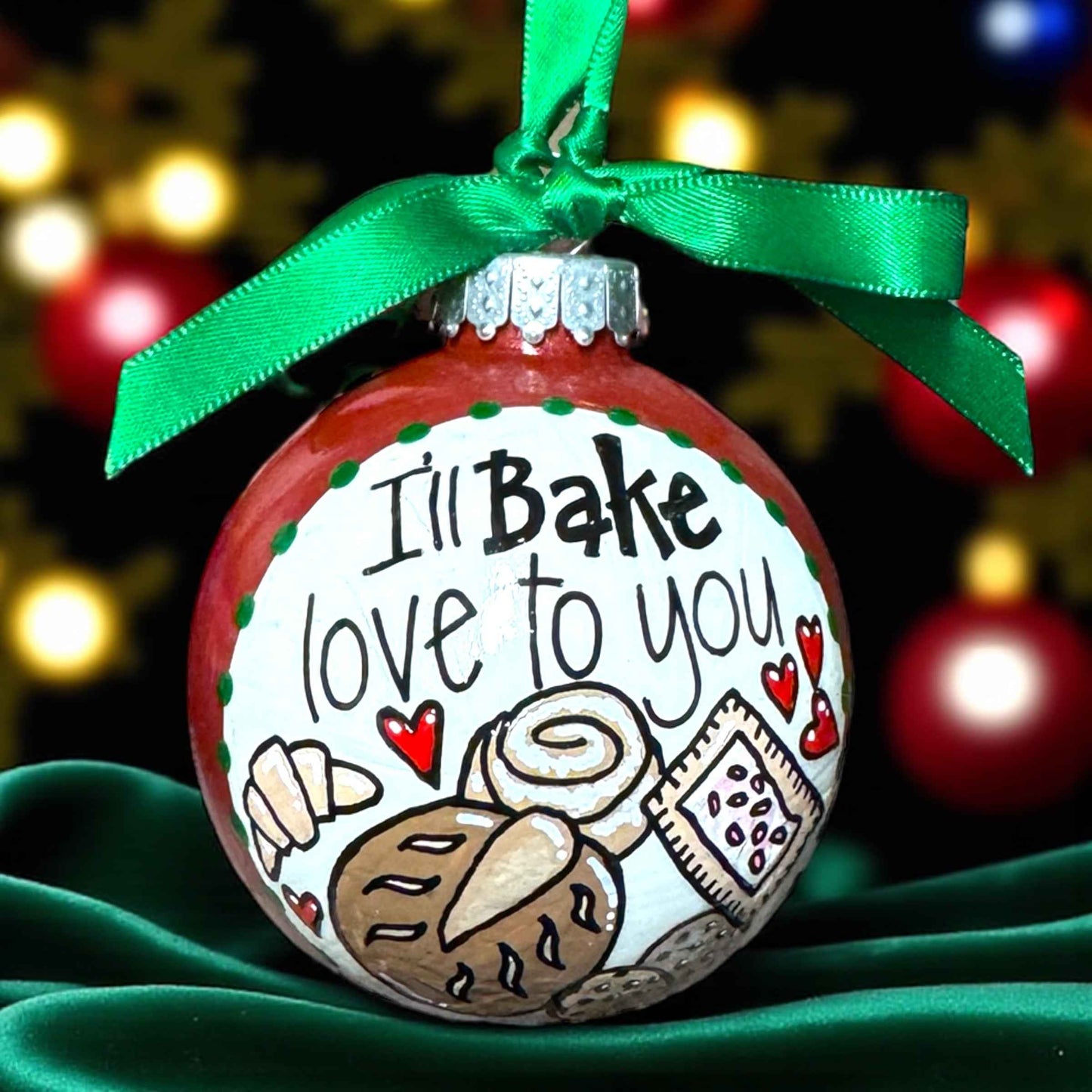 "I’ll Bake Love to You" Christmas Ornament – Whisking Up Holiday Magic!