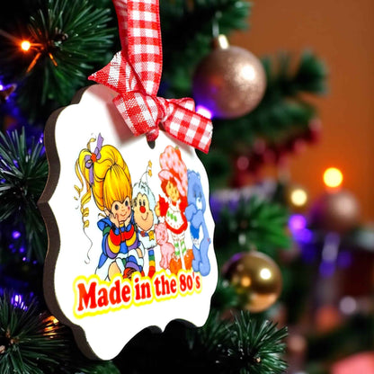 Made in the 80’s Ornament | Retro 80’s Cartoon Nostalgia | Millennial 40th Birthday Gift