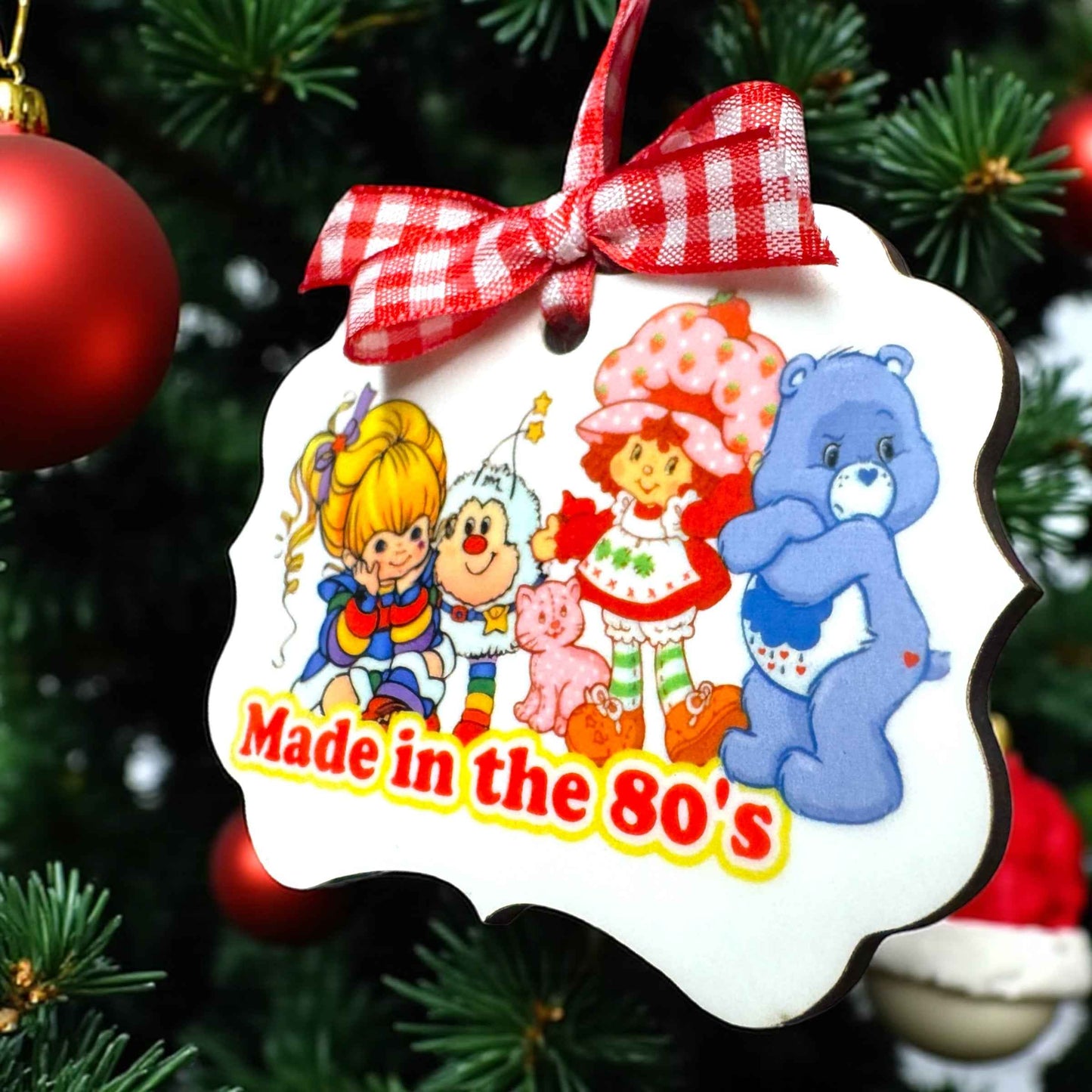 Made in the 80’s Ornament | Retro 80’s Cartoon Nostalgia | Millennial 40th Birthday Gift