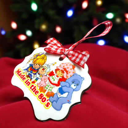 Made in the 80’s Ornament | Retro 80’s Cartoon Nostalgia | Millennial 40th Birthday Gift