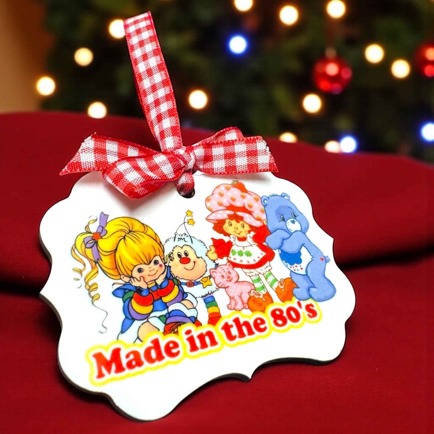 Made in the 80’s Ornament | Retro 80’s Cartoon Nostalgia | Millennial 40th Birthday Gift