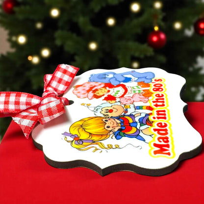 Made in the 80’s Ornament | Retro 80’s Cartoon Nostalgia | Millennial 40th Birthday Gift