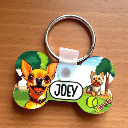 Personalized Cartoon Pet Tags | Custom Artist-Created Pet ID Tag