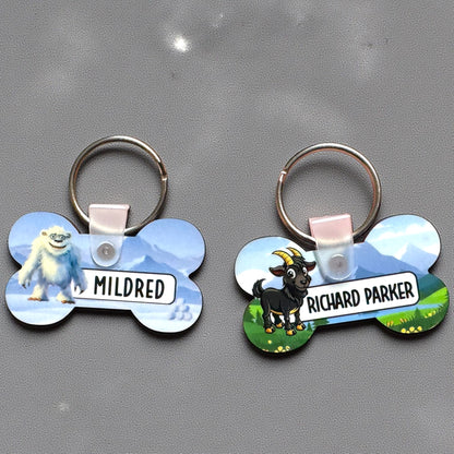 Personalized Cartoon Pet Tags | Custom Artist-Created Pet ID Tag
