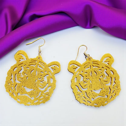 Purple & Gold Tiger Earrings – LSU Game Day Jewelry | 3 Fierce Styles!