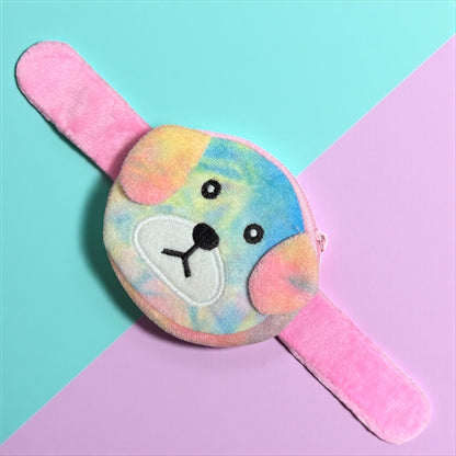 Cute & Cozy: Custom Plush Slap Bracelet Wrist Wallets!