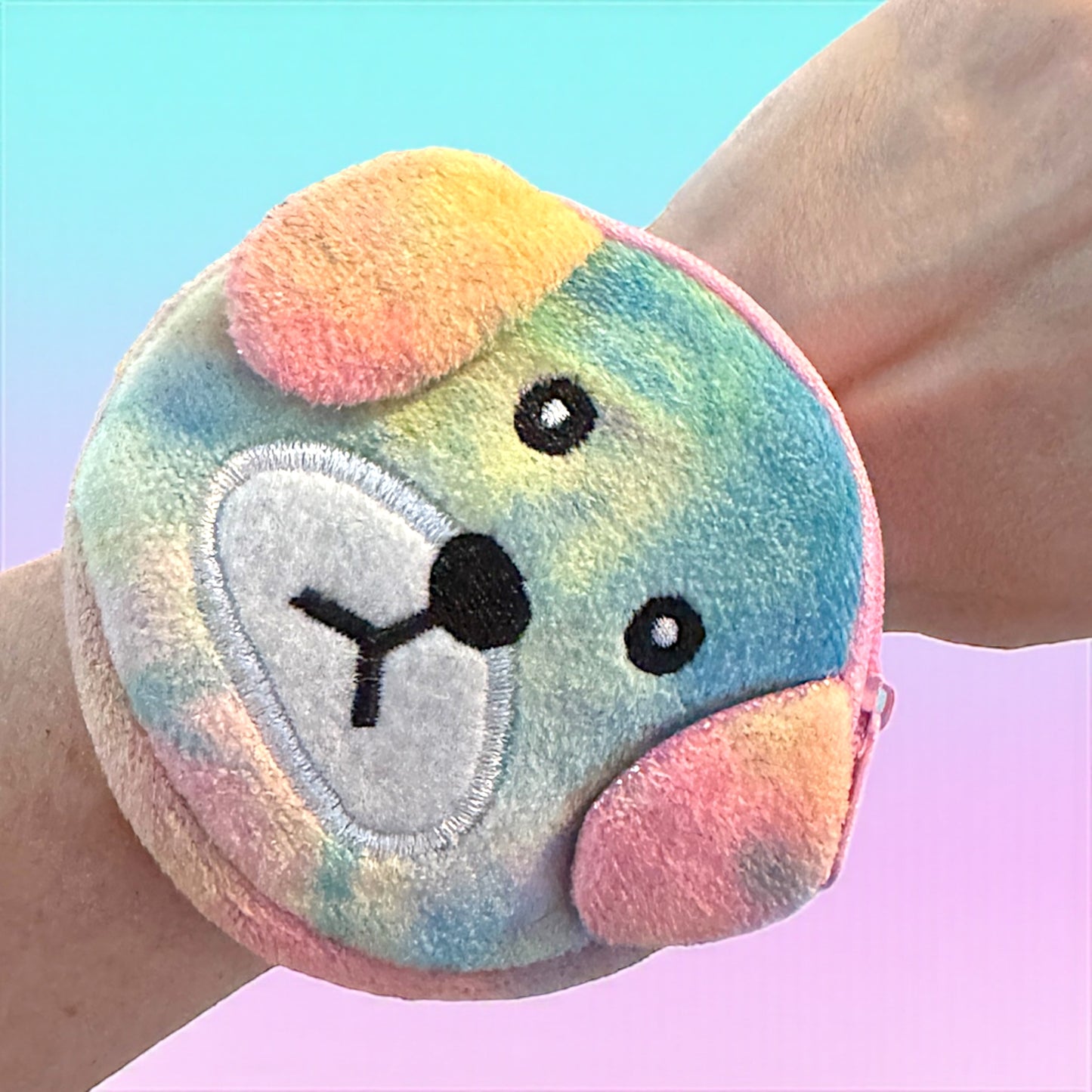 Cute & Cozy: Custom Plush Slap Bracelet Wrist Wallets!