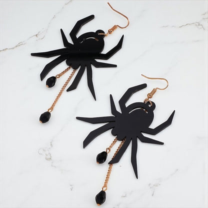 Spooktacular Spider Dangle Earrings: Unleash Your Inner Spider Queen!