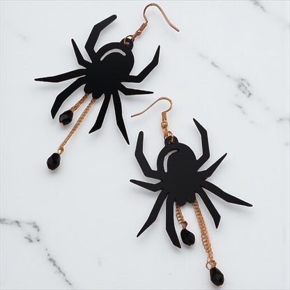 Spooktacular Spider Dangle Earrings: Unleash Your Inner Spider Queen!
