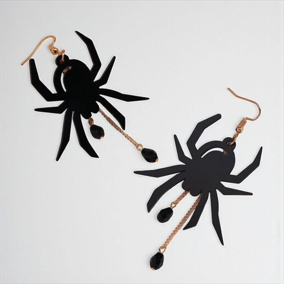 Spooktacular Spider Dangle Earrings: Unleash Your Inner Spider Queen!